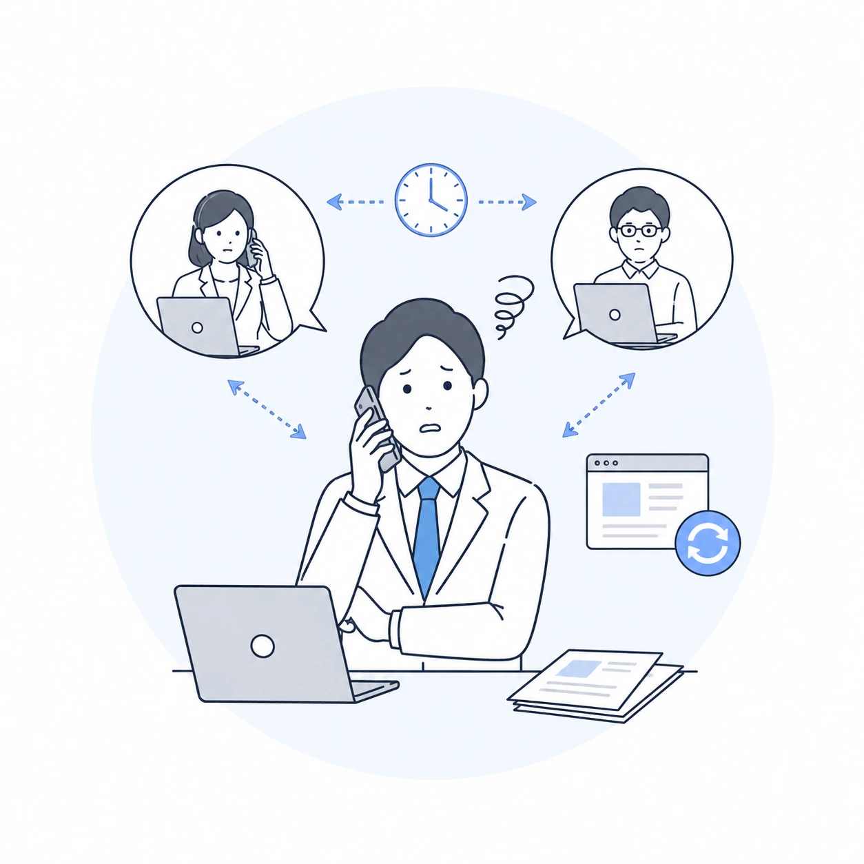 HP会社とのやり取りや反映に時間がかかる…